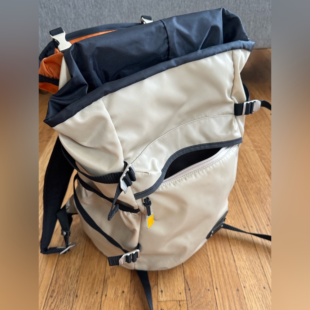 END x Master-Piece IBEX Flap Backpack (Beige) - Picture 7 of 15